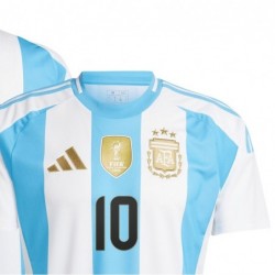 Lionel Messi Argentina National Team 2024 Home Player Jersey - White