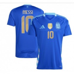 Lionel Messi Argentina National Team 2024 Away Player Jersey - Blue