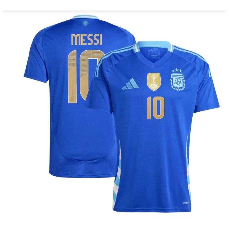 Lionel Messi Argentina National Team 2024 Away Player Jersey - Blue