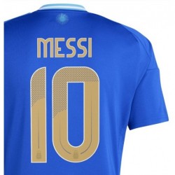 Lionel Messi Argentina National Team 2024 Away Player Jersey - Blue