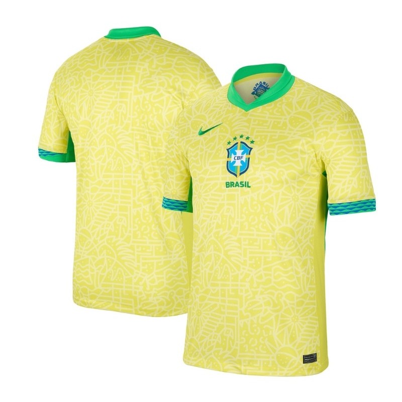 Brazil National Team 2024 Home Stadium Jersey – Yellow