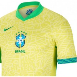 Brazil National Team 2024 Home Stadium Jersey – Yellow