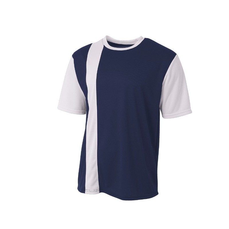 Sleeve Crew Neck Legend Color Block Sports Soccer Wear Jersey