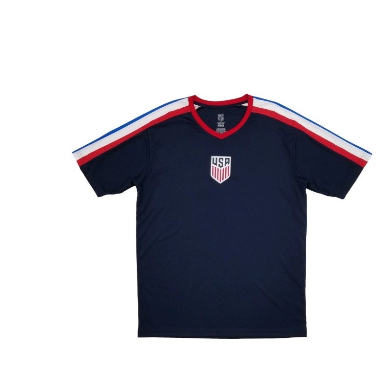 Icon Sports Mens Navy Blue Team USA World Cup Soccer Jersey Shirt