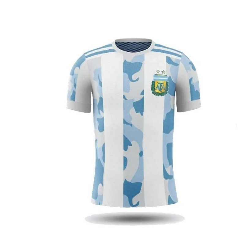 Argentina World Cup Men’s Soccer Jersey by Winning Beast. Home Colors.