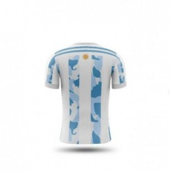 Argentina World Cup Men’s Soccer Jersey by Winning Beast. Home Colors.