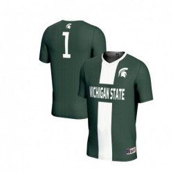 Youth GameDay Greats 1 Green Michigan State Spartans Lightweight Soccer Shirt