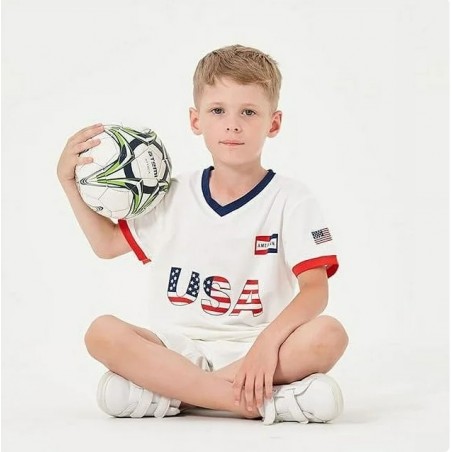 USA Team Kids Soccer Jersey for Boys & Girls Football Uniforms