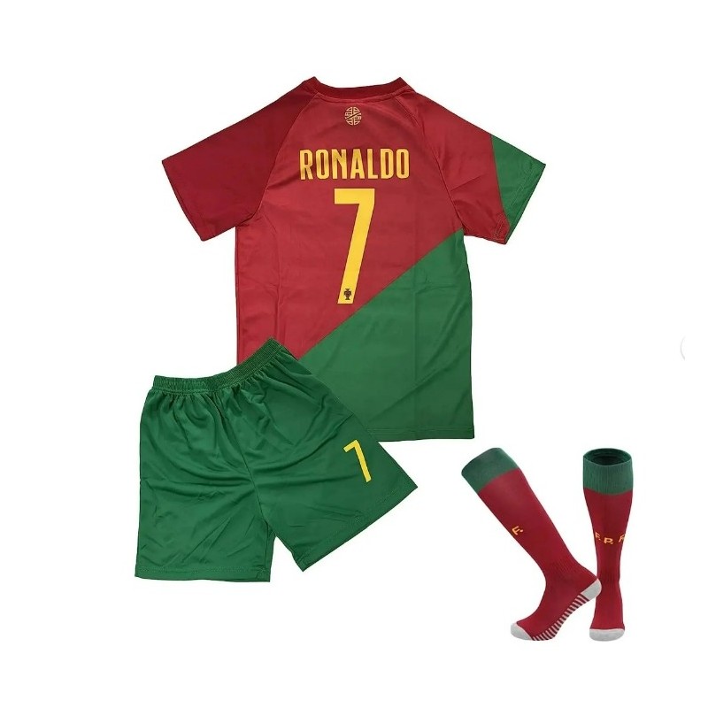 Kids Soccer Jersey Boys, and Girls Soccer Jersey 7 Ronaldo