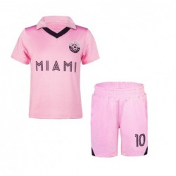 Cnins Miami 10 Soccer Jersey for Kids, Short Sleeve,Pink