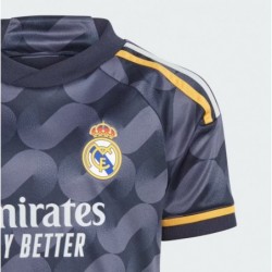 Kids Unisex Football REAL MADRID 23/24 AWAY MINI KIT