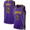 Los Angeles Lakers 6 LeBron James Swingman Jersey - Statement Edition