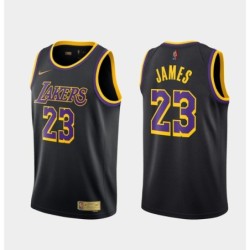 Los Angeles Lakers LeBron 23 James Black Swingman Jersey,Unisex