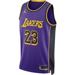 Unisex Los Angeles Lakers LeBron James Purple Swingman Jersey