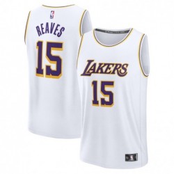 Austin Reaves Los Angeles Lakers Fanatics Replica Player 15 Jersey