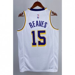 Austin Reaves Los Angeles Lakers Fanatics Replica Player 15 Jersey