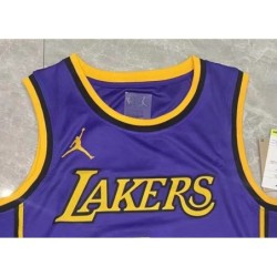 Unisex Los Angeles Lakers LeBron James Purple Swingman Jersey