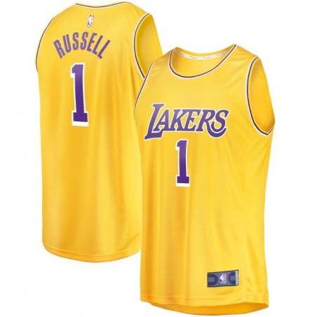 D'Angelo Russell Los Angeles Lakers Fanatics Player Jersey - Gold