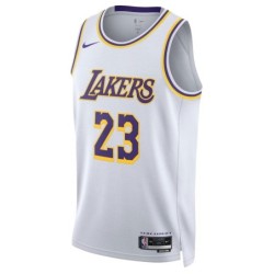 Los Angeles Lakers LeBron James White  Association Edition Jersey