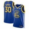 Stephen Curry Royal Golden State Warriors 30 Swingman Badge Jersey