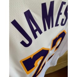 Los Angeles Lakers LeBron James White  Association Edition Jersey