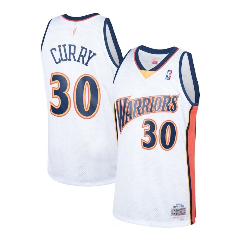 Men's Stephen Curry White 30 Golden State Warriors Swingman Jersey