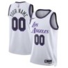 Unisex Los Angeles Lakers 6 White James 2022/23 NBA City Jersey