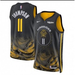 Unisex Nike Klay Thompson Black 11 Swingman Jersey - City Edition