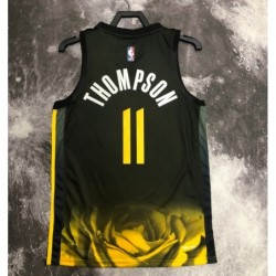 Unisex Nike Klay Thompson Black 11 Swingman Jersey - City Edition