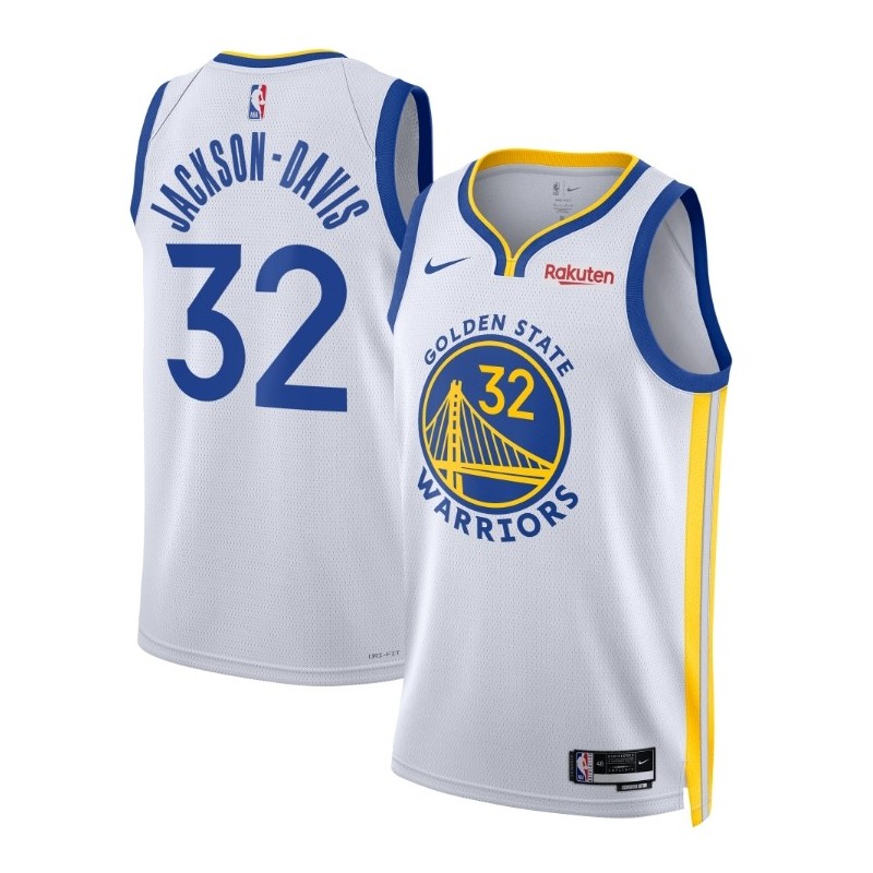 Trayce Jackson-Davis White Golden State Warriors 32 Swingman Jersey