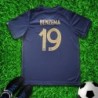 France 2022 Home Benzema Madrid Kids Soccer Uniform Jersey