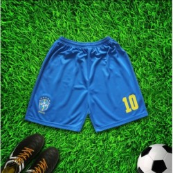 Brasil Neymar 10 Home Vıntage Kids Soccer Jersey Set