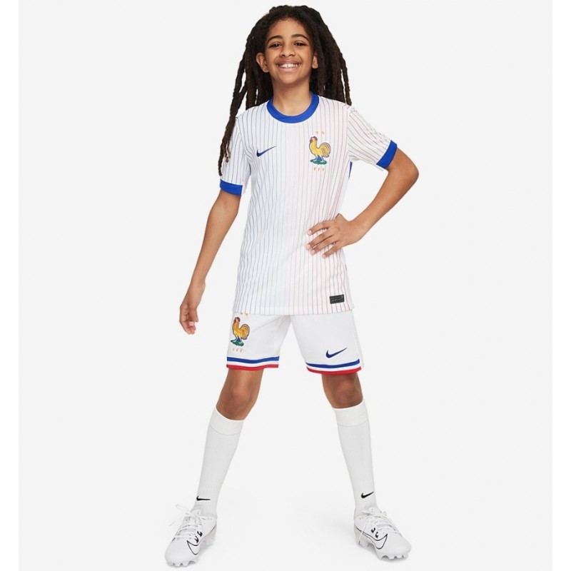 France 2024 Kids Dri-FIT Stadium SS Away Jersey