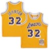 Mitchell & Ness Magic Johnson Gold Los Angeles Lakers Retired Player Jersey