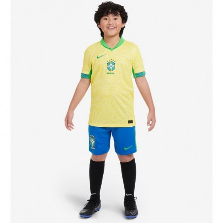 Nike Brazil 2024 Kids Dri-FIT Stadium SS Home Jersey