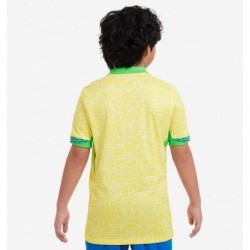 Nike Brazil 2024 Kids Dri-FIT Stadium SS Home Jersey