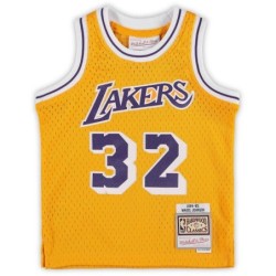 Mitchell & Ness Magic Johnson Gold Los Angeles Lakers Retired Player Jersey