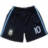 2021 Argentina 10 Leo Messi Copa-American Home Kids Soccer Jersey Set