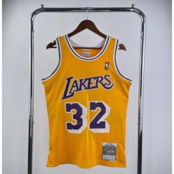 Mitchell & Ness Magic Johnson Gold Los Angeles Lakers Retired Player Jersey