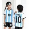 New Kids Messi 10 Argentina Home Soccer Jersey Set