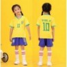 Brazil National Soccer Neymar 10 Kids Soccer Jersey Home Away