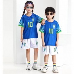 Brazil National Soccer Pele 10 Kids Soccer Jersey Home Away