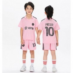 Kids New Mes-si 10 Jersey Inter Miami Home Jersey Soccer Jersey-Pink