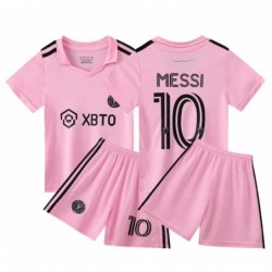 Kids New Mes-si 10 Jersey Inter Miami Home Jersey Soccer Jersey-Pink