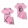 Kids New Mes-si 10 Jersey Inter Miami Home Jersey Soccer Jersey-Pink