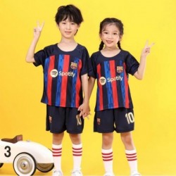 22/23 Home Soccer Jersey Messi Jersey Number 10 Soccer Jersey Set