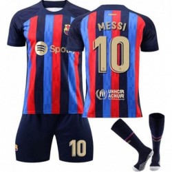 22/23 Home Soccer Jersey Messi Jersey Number 10 Soccer Jersey Set