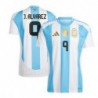 Julián Álvarez Argentina National Team 2024 Home Jersey - White