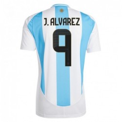 Julián Álvarez Argentina National Team 2024 Home Jersey - White