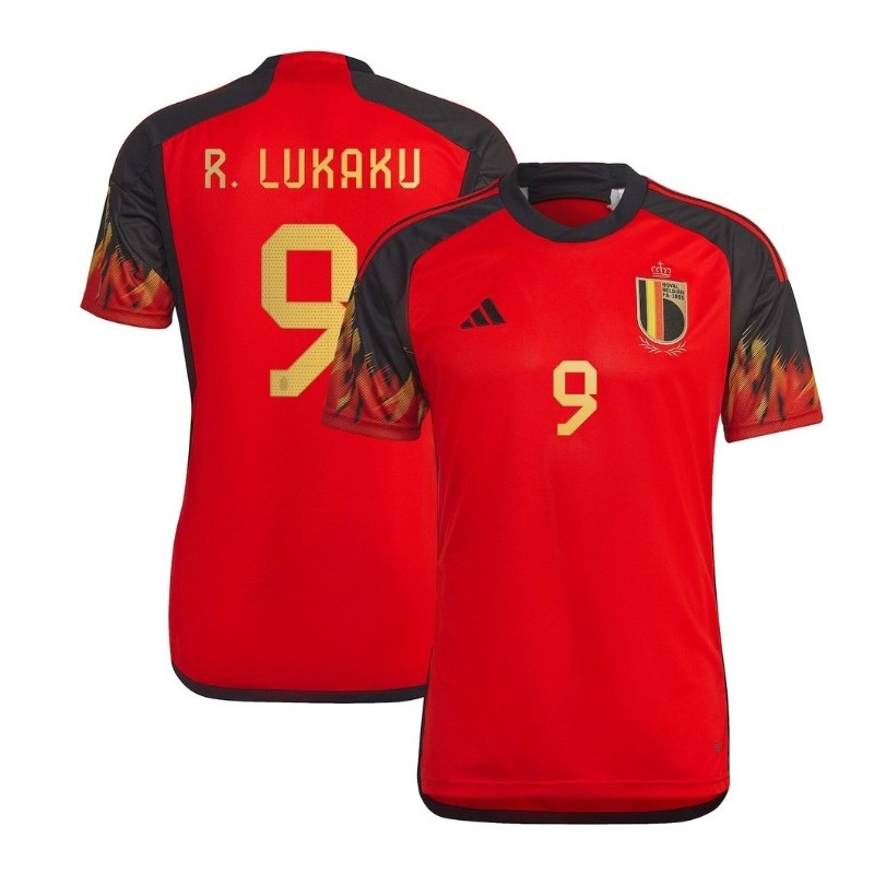 Romelu Lukaku Belgium National Team 2022-23 Home Jersey - Red